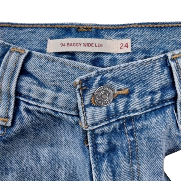 Levi's 94 Baggy Wide Leg Denim Jean Size 24 NEW NWT - Picture 5 of 15